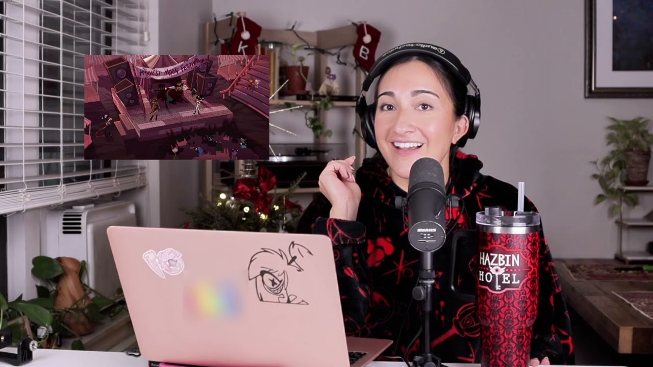 Cherri Bomb Reacts - HELLUVA BOSS EP 5 The Harvest Moon Festival