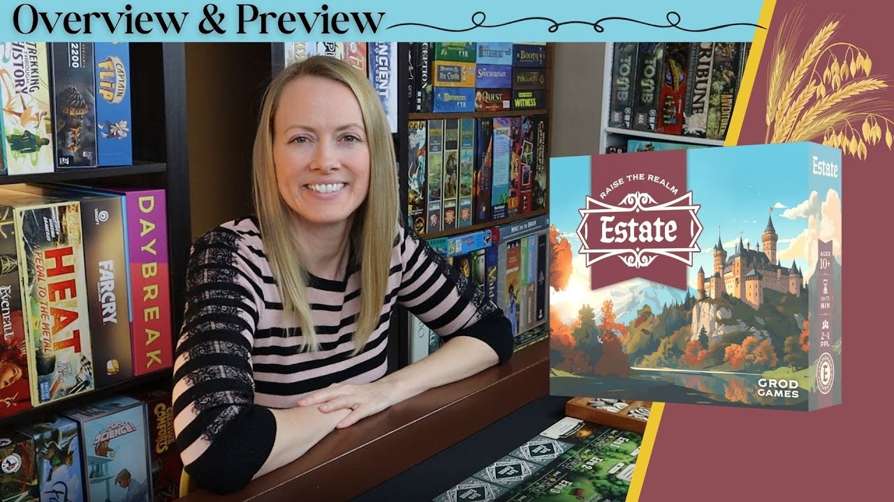 ESTATE: RAISE THE REALM | Overview & Kickstarter Preview of this Light Weight Strategy Game