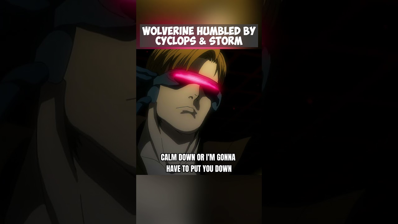 Wolverine Humbled By Cyclops & Storm #xmen #wolverine