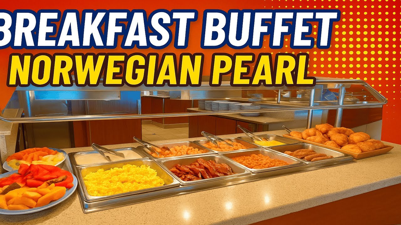 Norwegian Pearl Lunch Buffet Tour | Cruise Ship Dining Review on Norwegian Cruise Line
