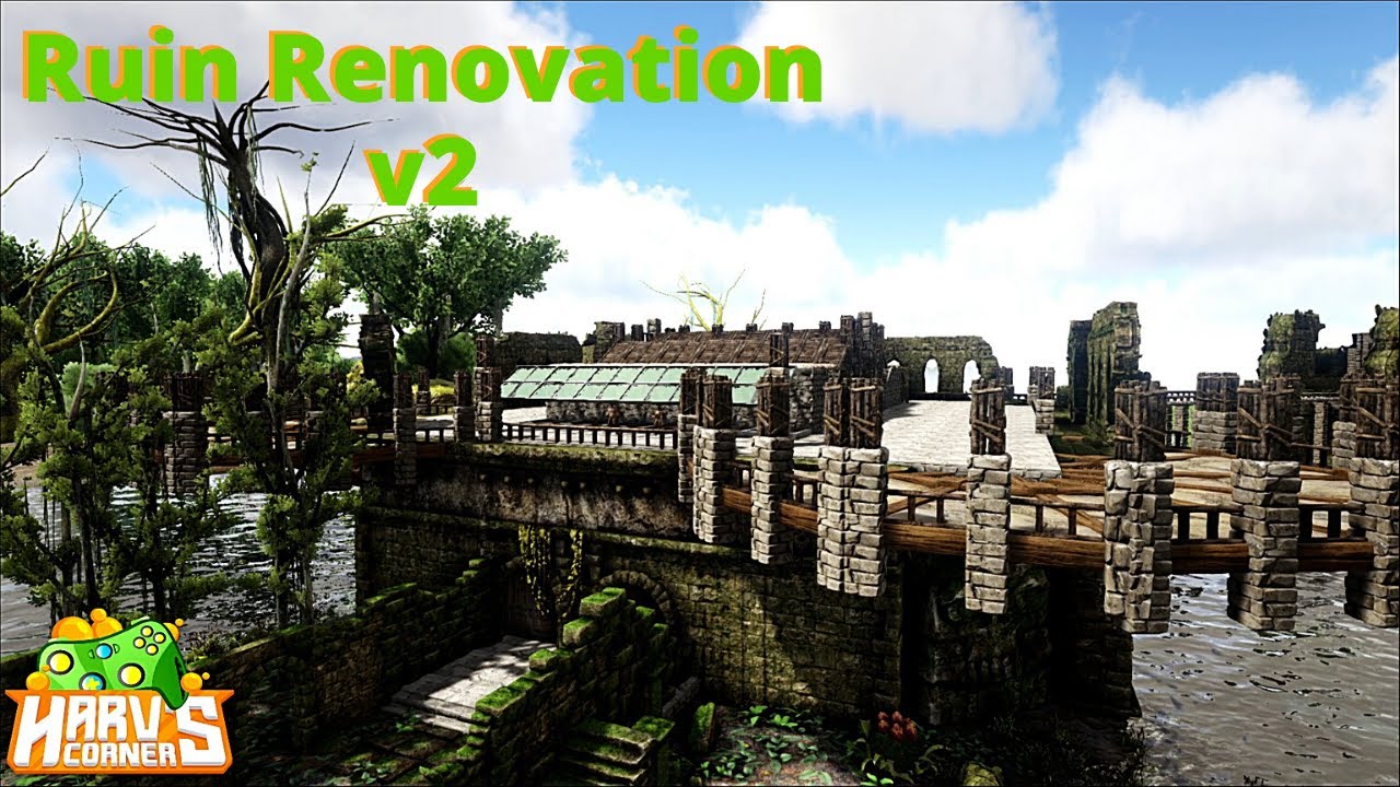 Ark Building: Ruin Renovation v2 (Ragnarok, SS mod) Ark Survival Evolved