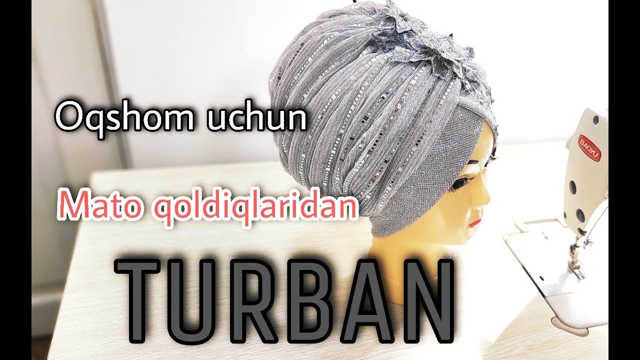Bayramona TURBAN tikamiz- mato qoldiqlaridan 😍👍🔥💥💣