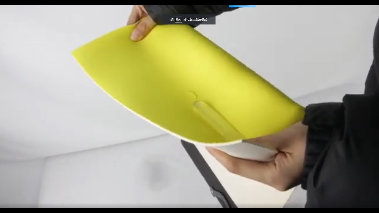 Display of water repellent effect of polyester Lycra laminated Neoprene fabric