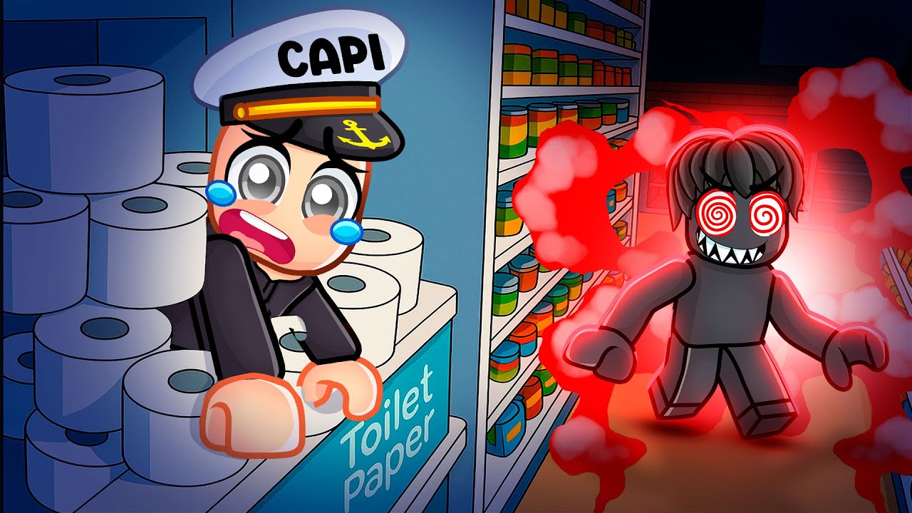 SURVIVE OVERNIGHT in a MEGA STORE in ROBLOX