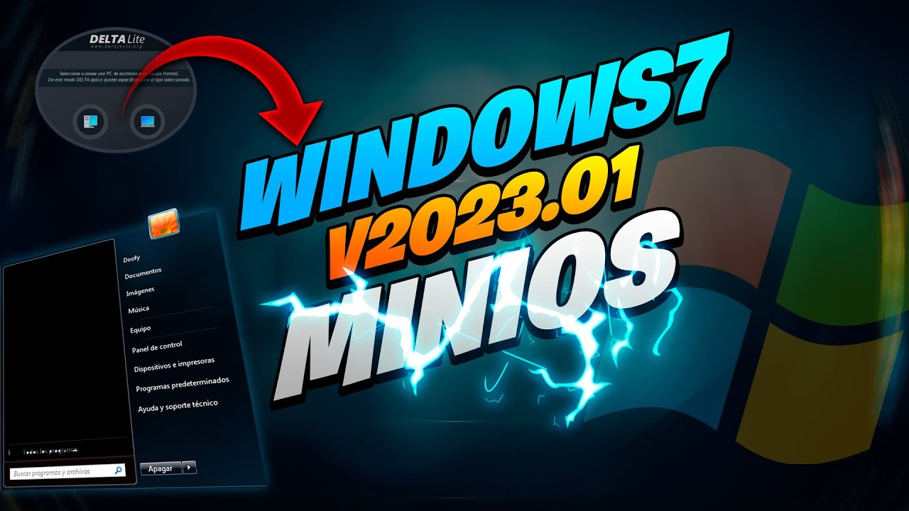 Actualizado el Windows 7 MiniOS 2023.01 para Equipos Antiguos ⚡ #xdoofy92 #MiniOS #Windows7