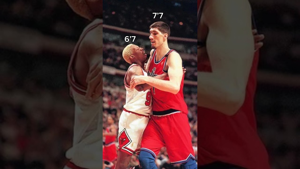 Gheorghe Mureșan compared to NBA players ￼