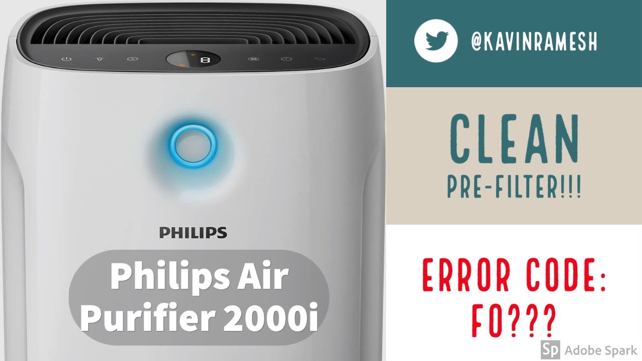 How to clean filters in #Philips Air purifier