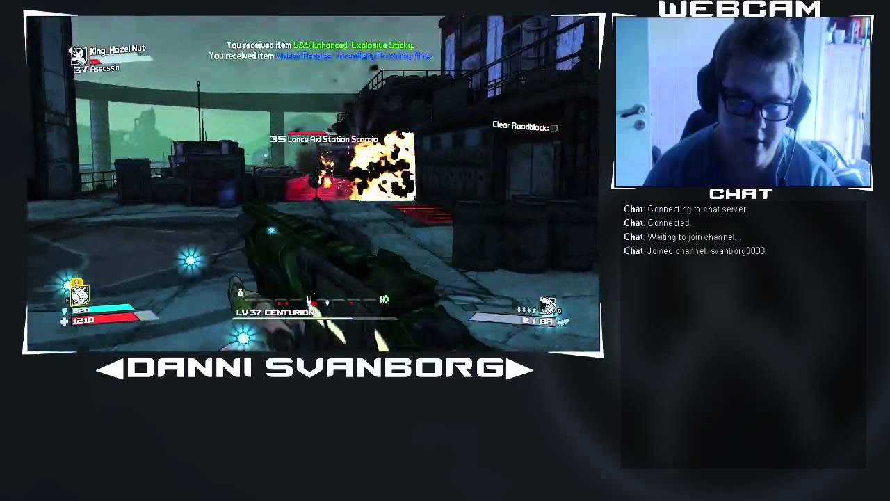 Clearing the roadblock Borderlands 1 with Kyle episode 56