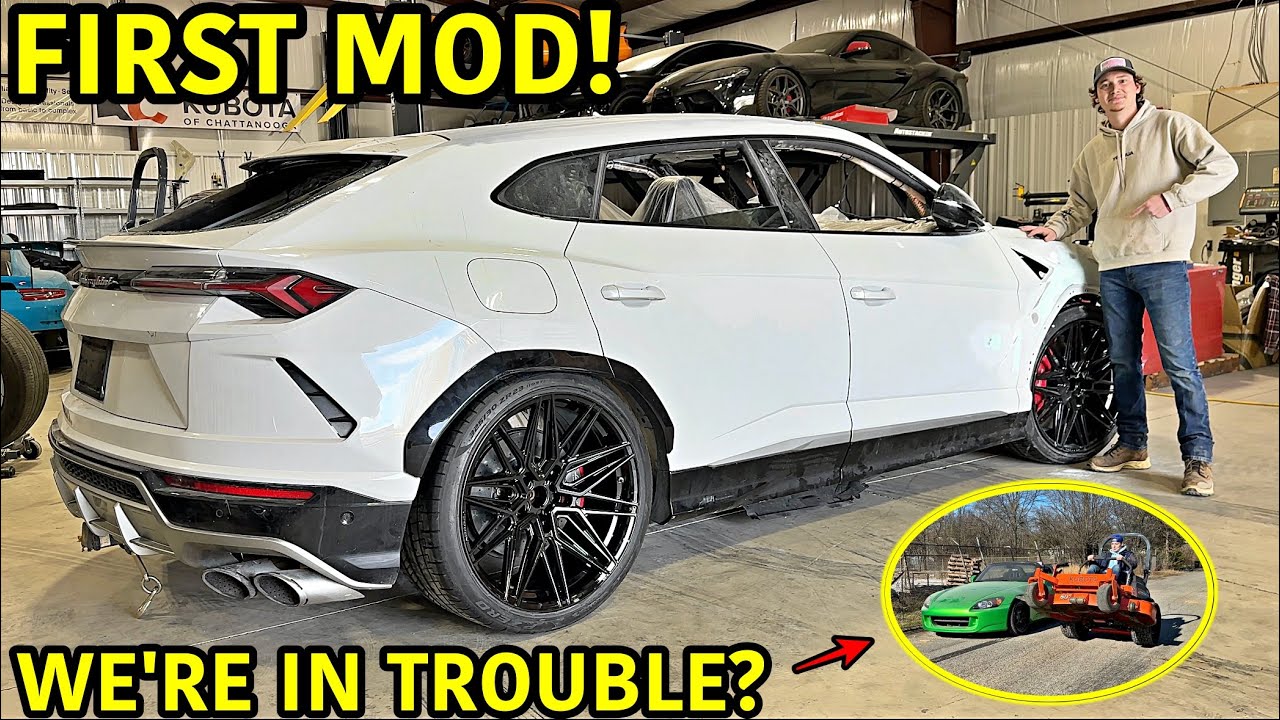 Восстановление разбитого Lamborghini Urus часть 17!!!