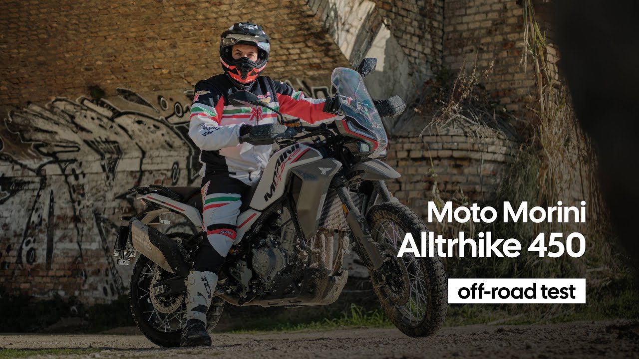 Real off-road test with Moto Morini Alltrhike 450