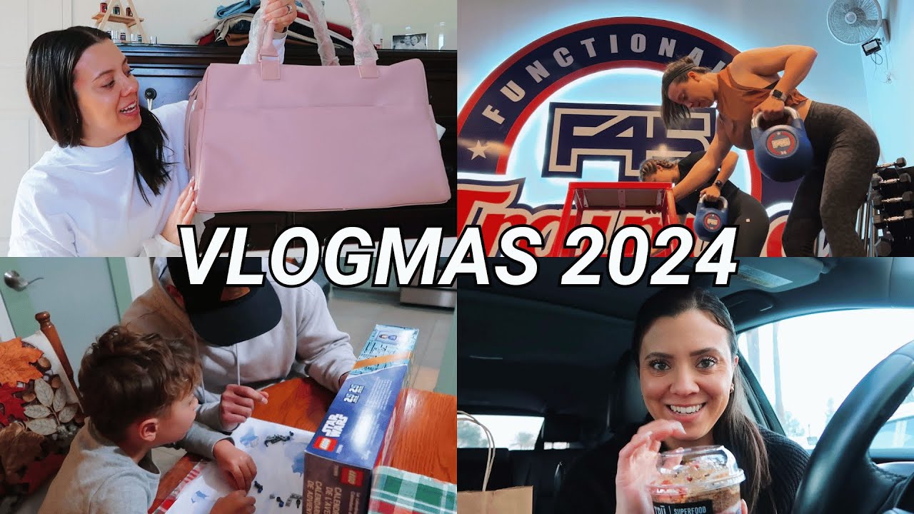 VLOGMAS 2024: Dec. 1st - 3rd | Advent calendars, workouts, busy work days and more!