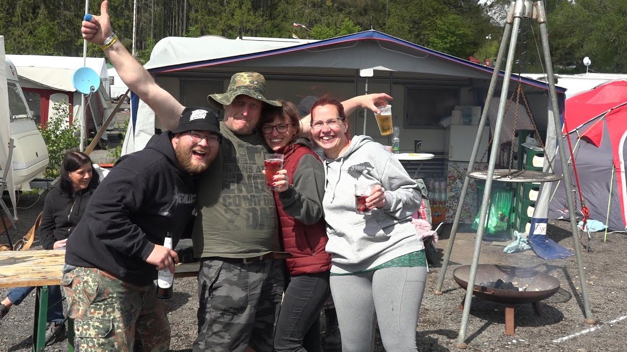 24h Nürburgring 2023-  die ersten Fans in Bad Brünnchen 16.05.2023