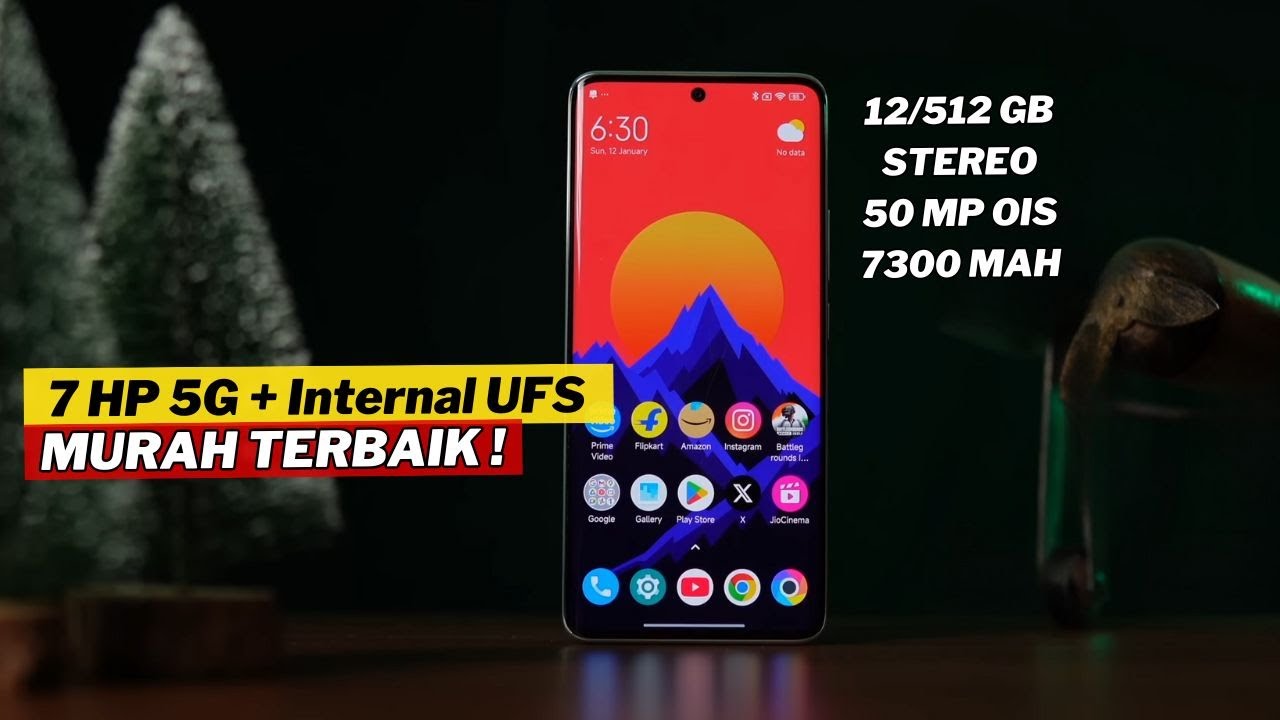 7 HP 5G + MEMORY UFS MURAH TERBAIK AKHIR TAHUN 2025
