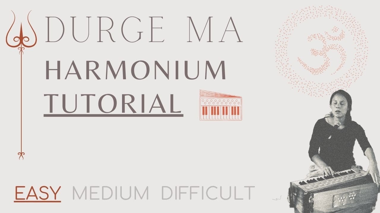 Durge Ambe Ma - Harmonium Tutorial - Easy