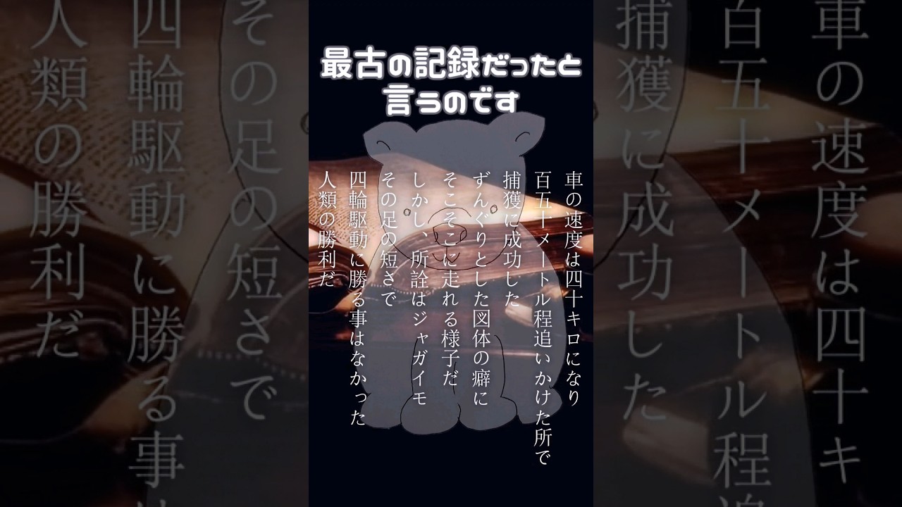 【雑学】盛り過ぎたウォンバット、真実を述べよ #shorts