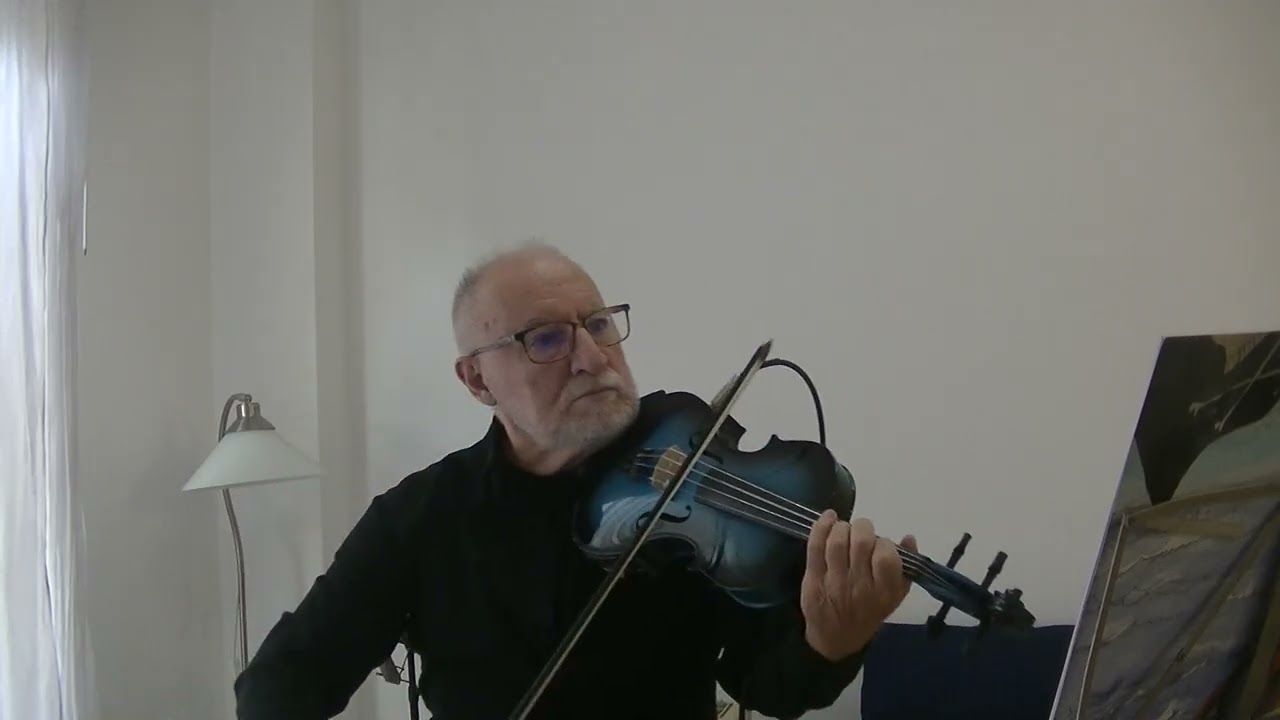 ESTUDIO DE VIOLÍN (Stradivari). Safari. Joaquín Blasco Pagán al violín.