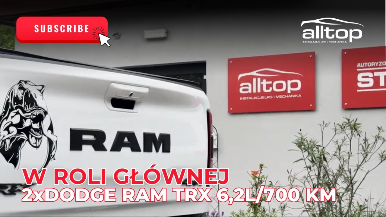 Dodge RAM TRX 6,2/700KM na LPG? Nie jeden a dwa auta!