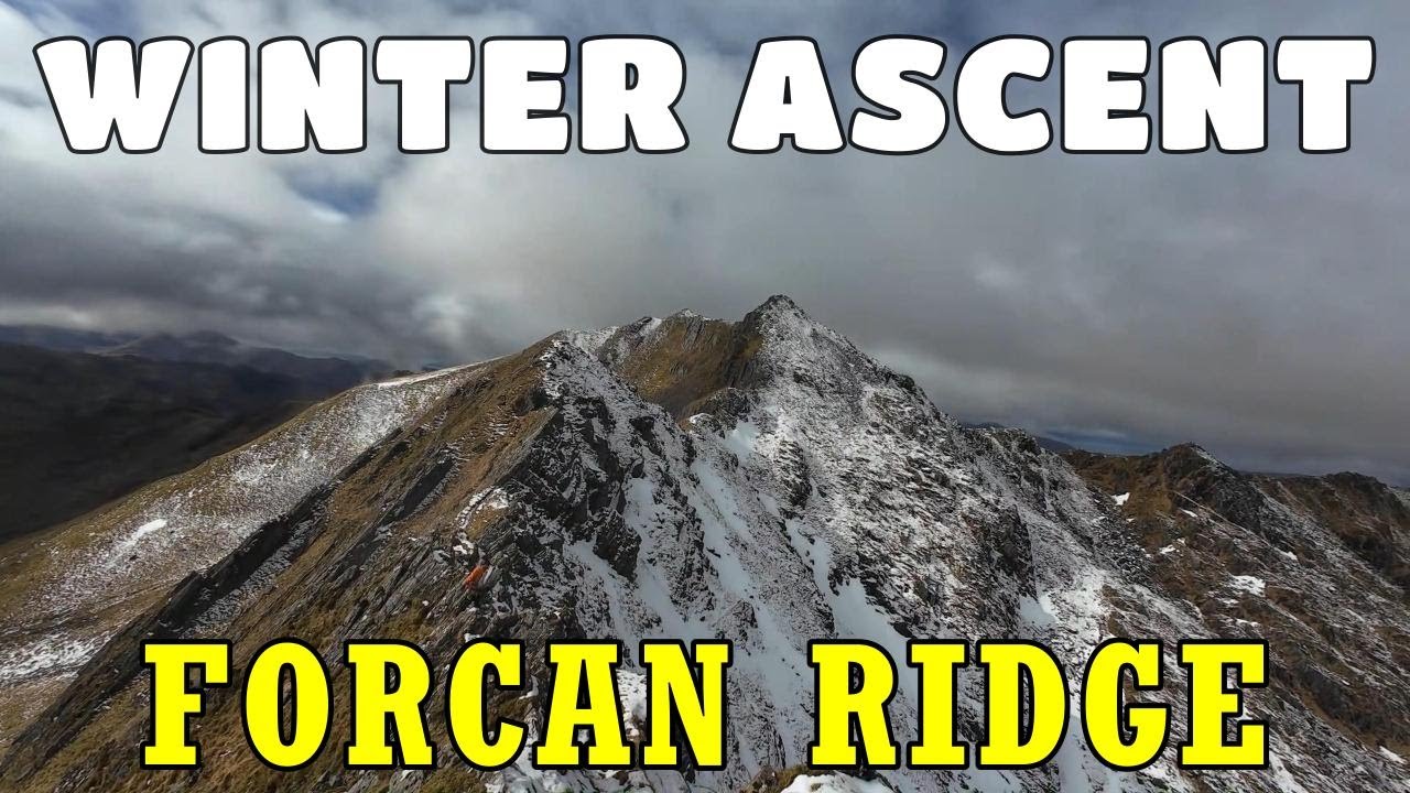 SUPERB WINTER HIKE ON THE FORCAN RIDGE/ MUNROS/ THE SADDLE & SGURR NA SGINE/ 16.03.25