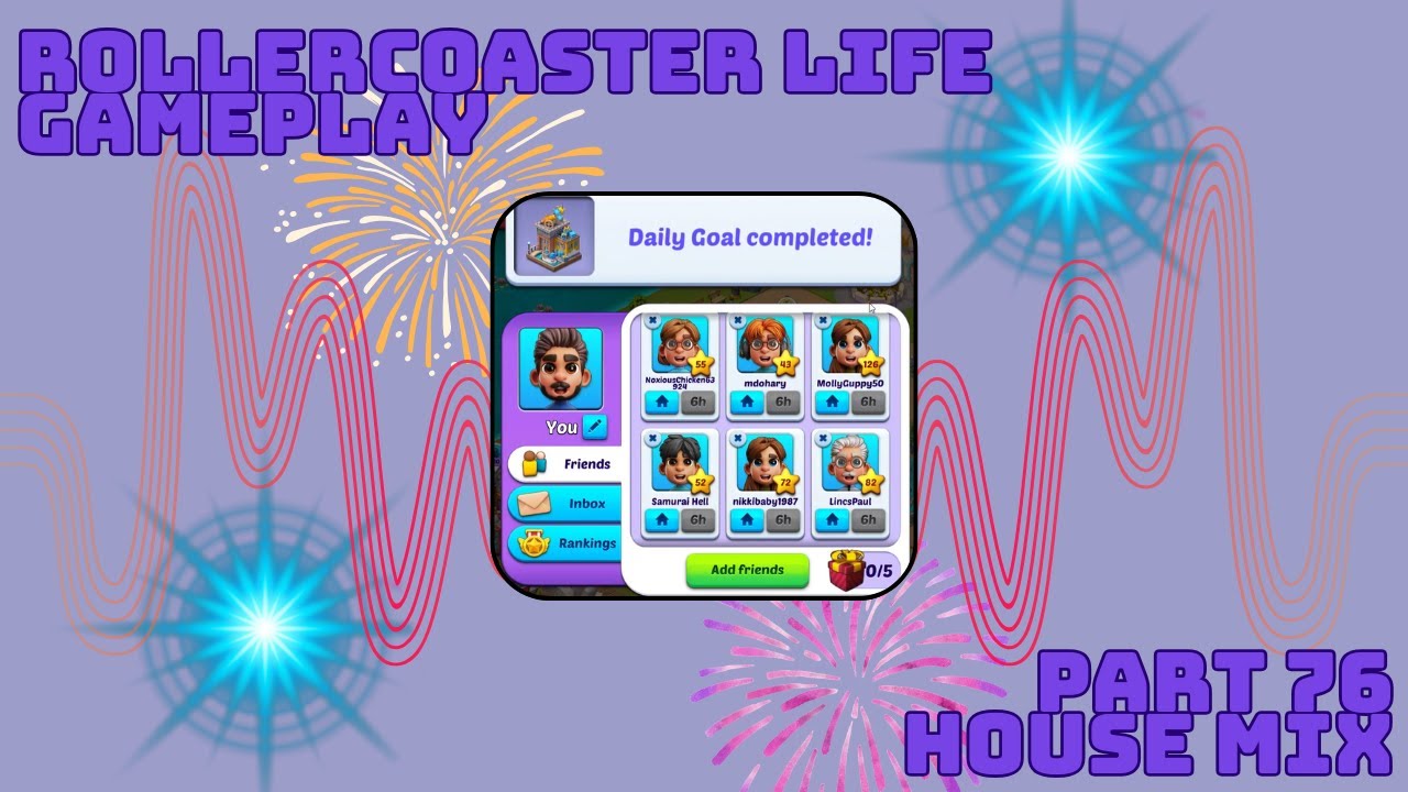 Mindful House Music Mix 🎧 Rollercoaster Life Gameplay Part 76 | Chill & Focus Beats