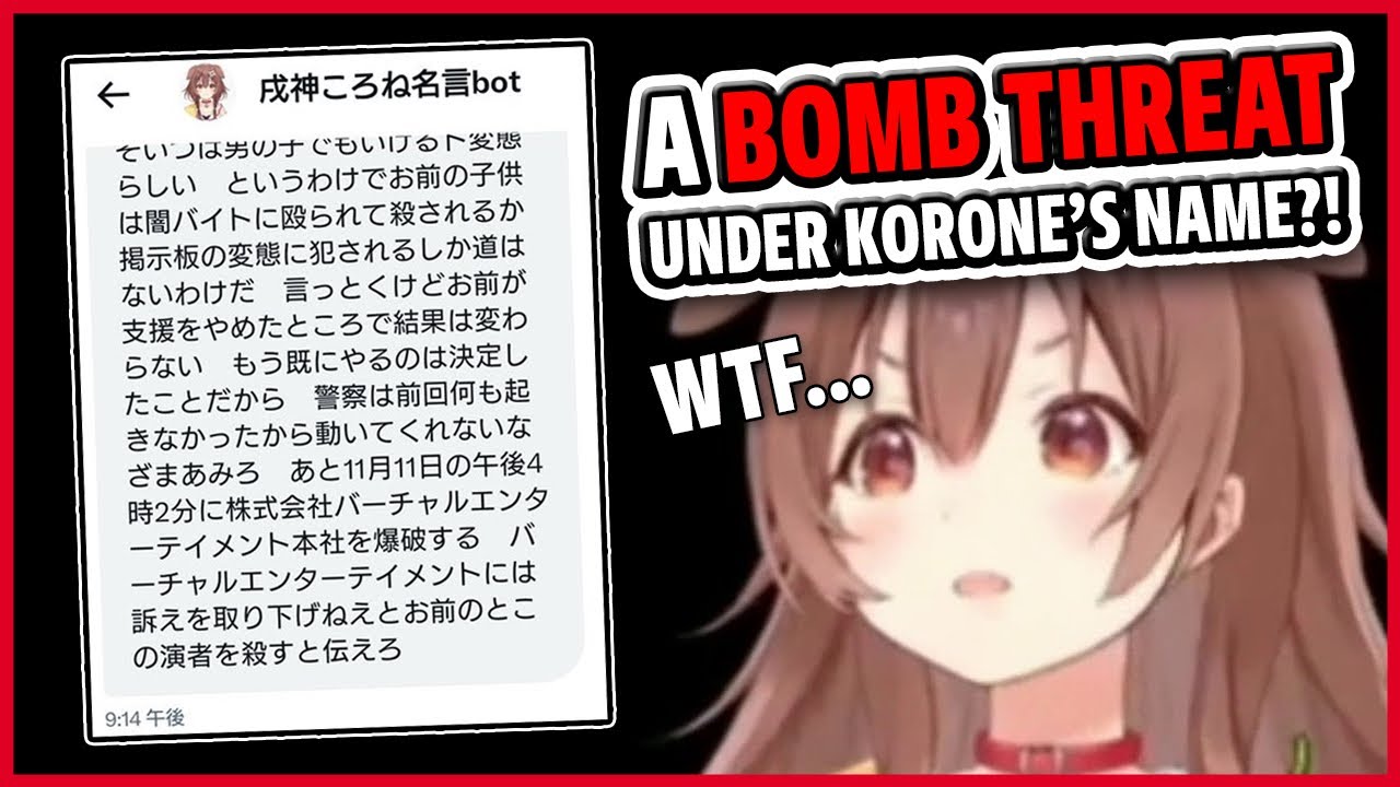 Bomb Threat Sent to Korone’s House Forces Cover To Take Action