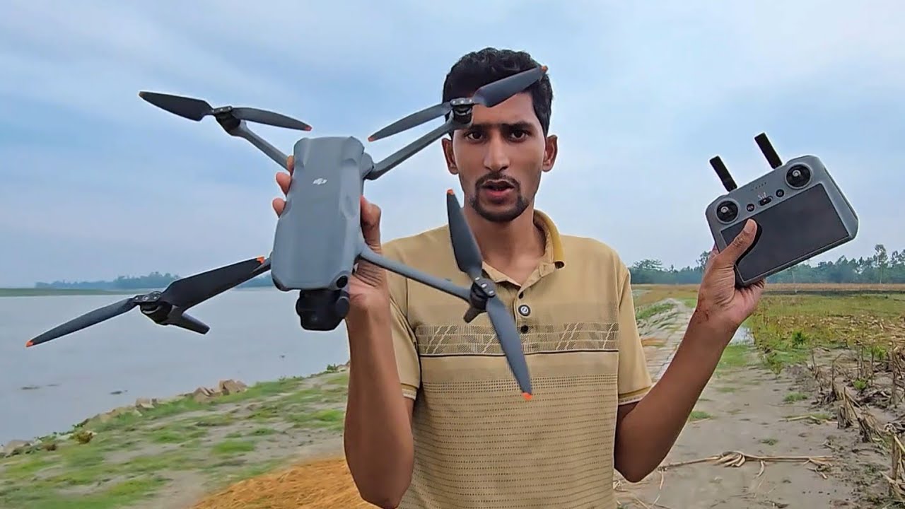 হঠাৎ ড্রোনের রিমোট বন্ধ হয়ে গেলে কি হবে | DJI AIR3 |  RC2 Remote