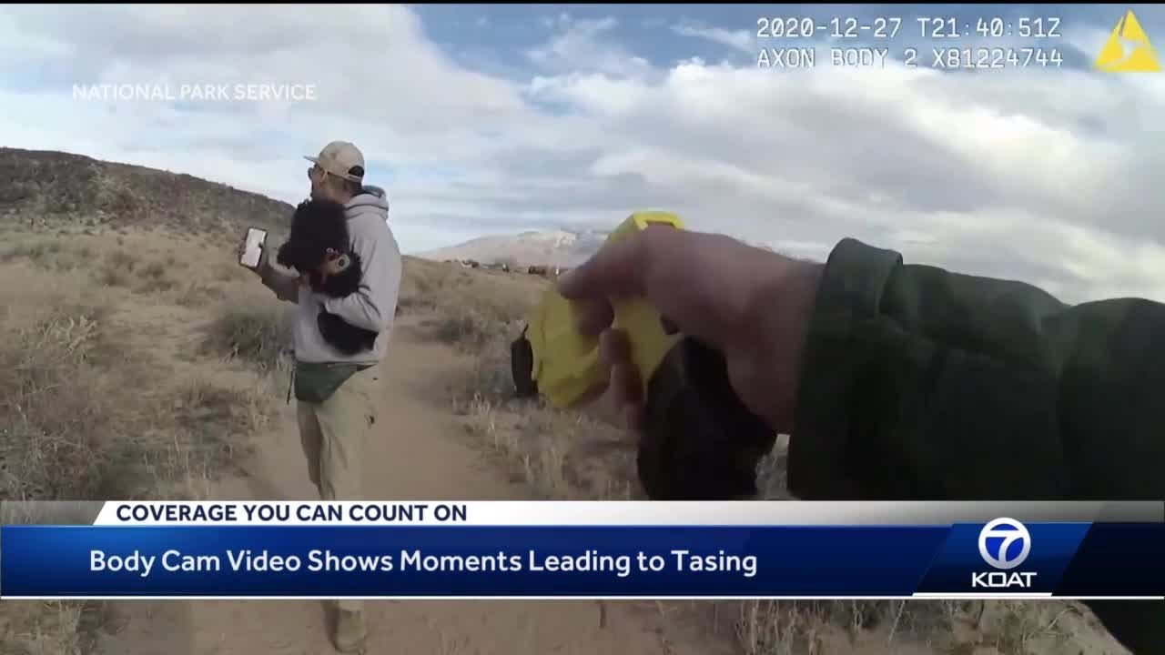 National Park Service releases body cam video on tasing incident