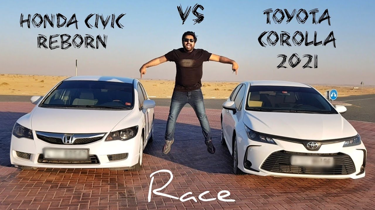 2021 Toyota Corolla Vs Honda Civic Reborn 2010 Race