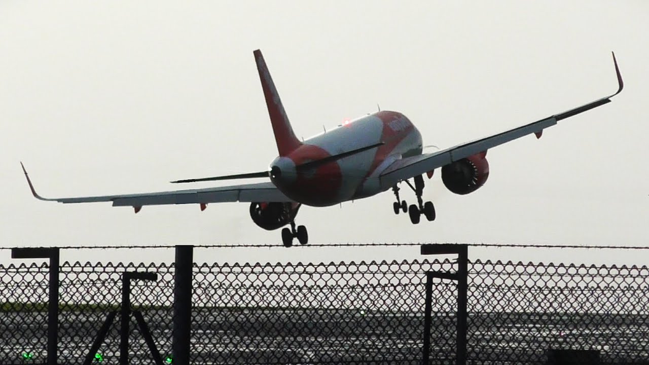 6 Go Arounds and Crosswind Landings in a Storm at Manchester Airport 22/12/24