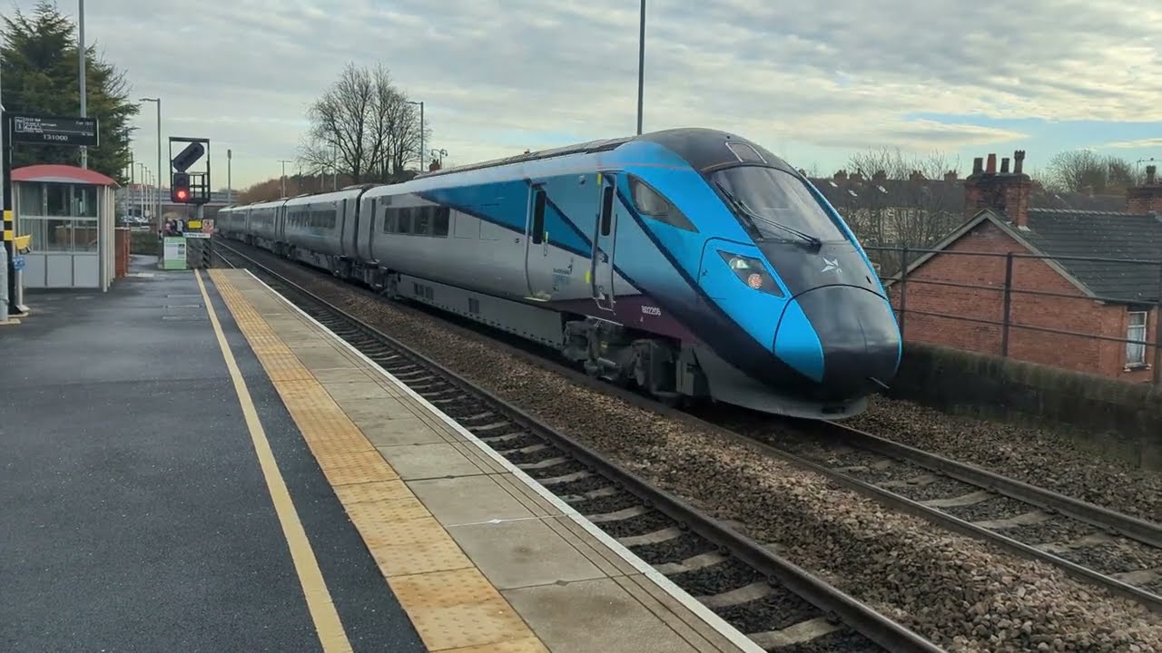 TPE Class 802 passing Micklefield (29/11/24)