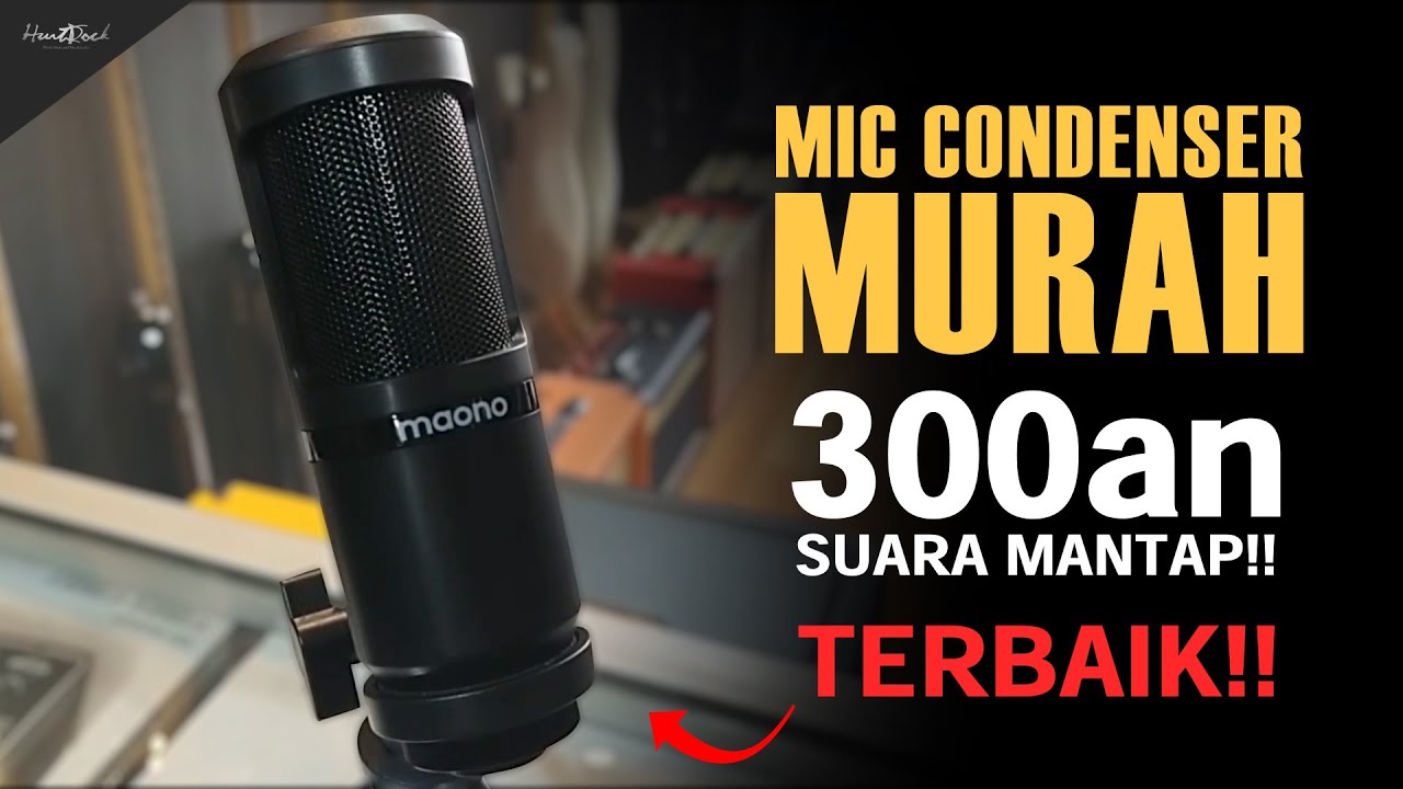 MIC CONDENSER MURAH TERBAIK! - Maono PM360TR [] Review & Test Suara