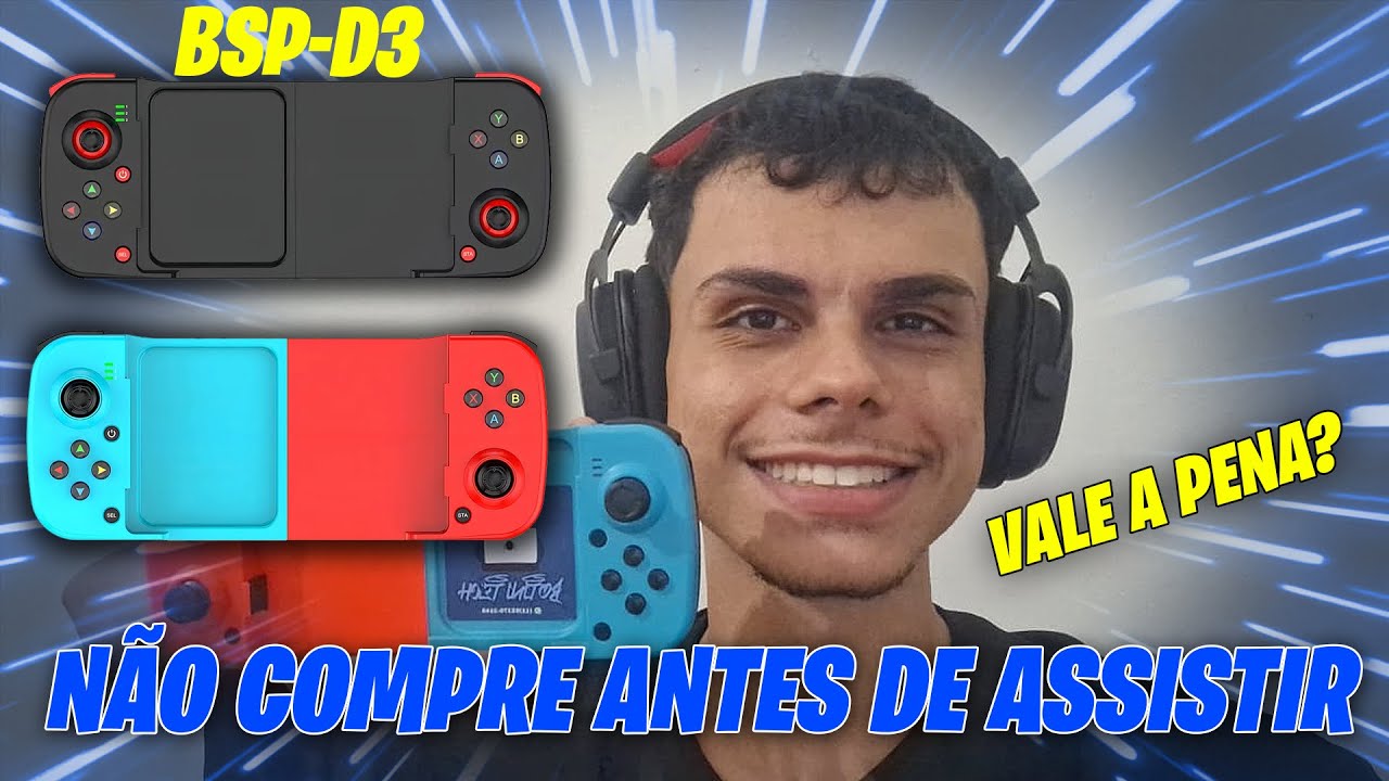 ANÁLISE DO GAMEPAD BSP-D3 BLUETOOTH 5.0 | VALE A PENA O CUSTO BENEFICIO?