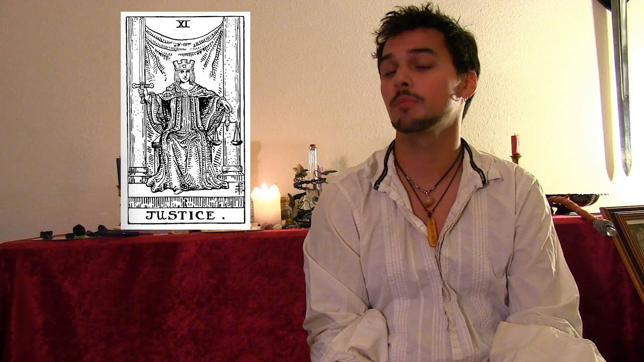 11. Justice - Upright and Reversed