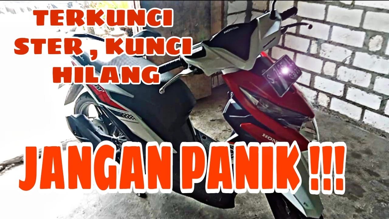 CARA MENGATASI MOTOR TERKUNCI STANG, KUNCI HILANG | VLOG PANGGILAN