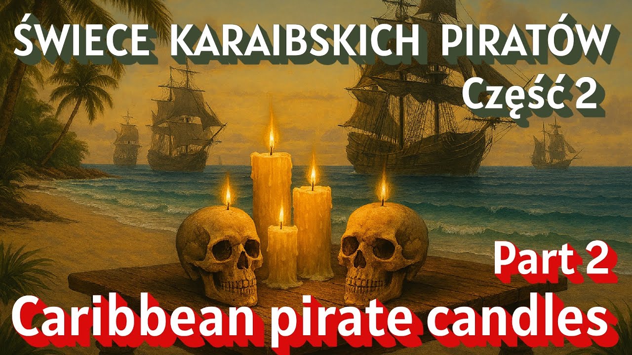 Świece karaibskich piratów część 2/ Caribbean pirate candles part 2