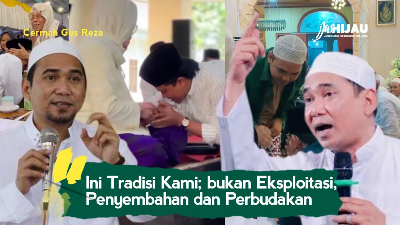 Tegas! Gus Reza Lirboyo Jelaskan Perbudakan, Cium Tangan dan Amplop Untuk Kiai