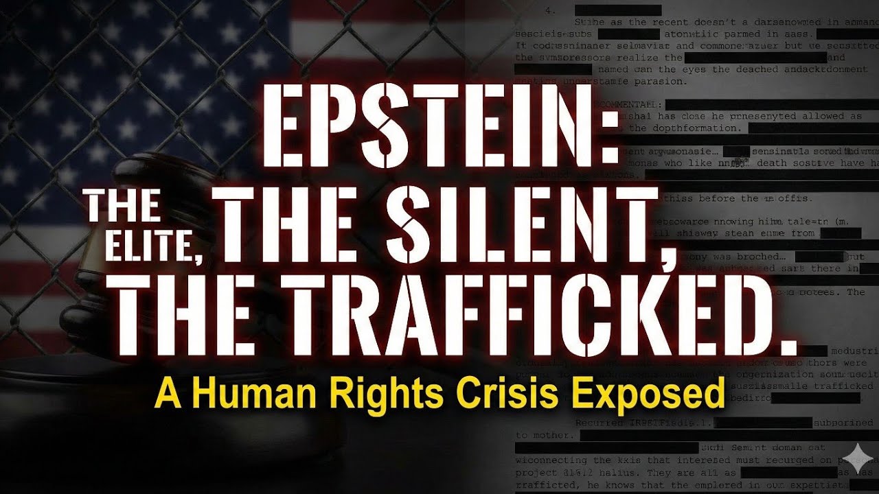 Epstein: The Elite , The Silent , The Trafficked . A Human Rights Crisis Exposed .