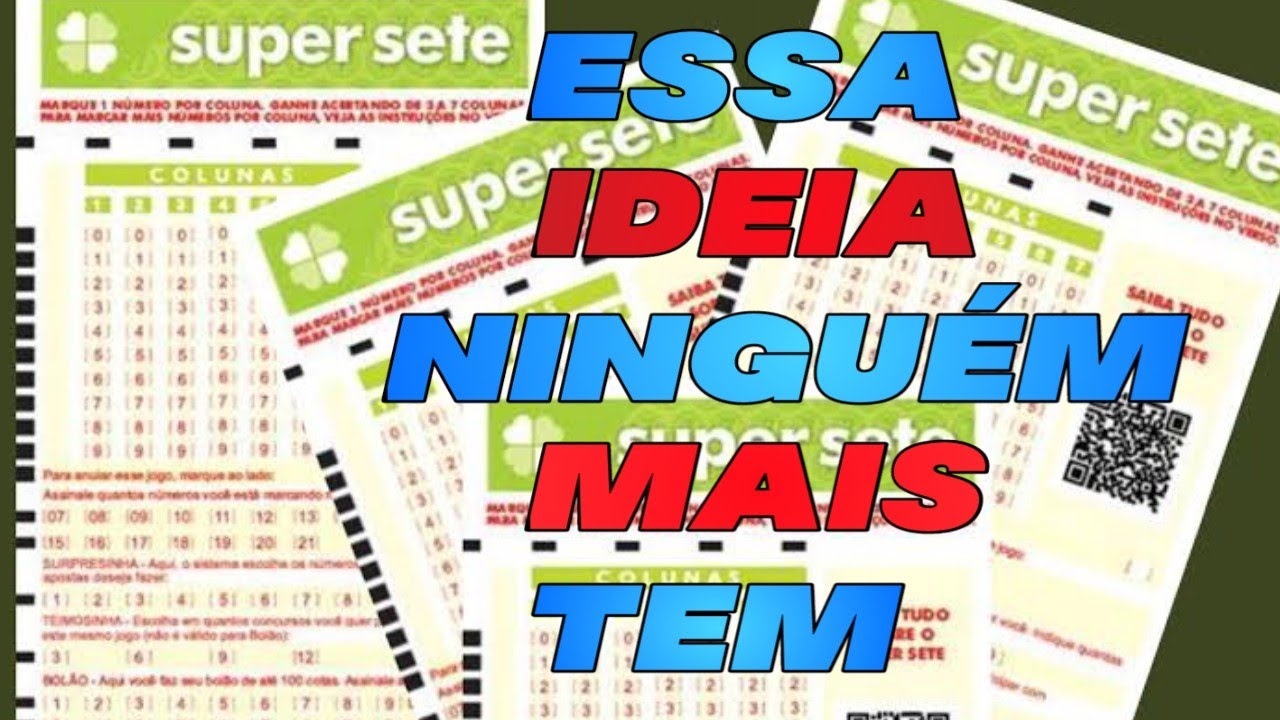 Como pontuar no super 7 de uma forma mais r&aacute;pido os quatro cinco seis e sete n&uacute;meros