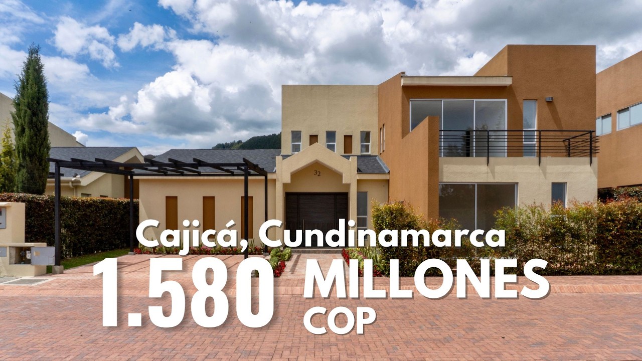🏡 CASA CAMPESTRE NUEVA en VENTA Cajicá, Cundinamarca | Quintas del Molino | $1.580 Millones