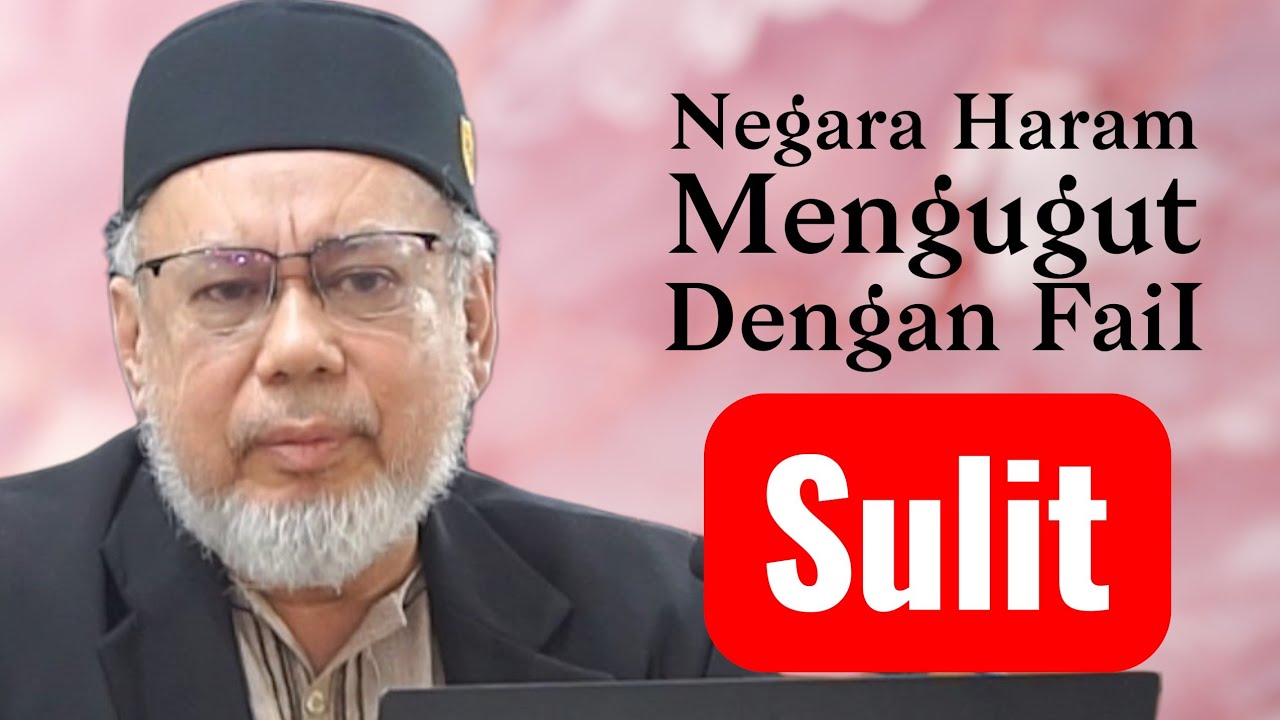NEGARA HARAM UGUT DENGAN F4IL SULIT 🔻 Ustaz Dr.Mat Ro fa Ismail 