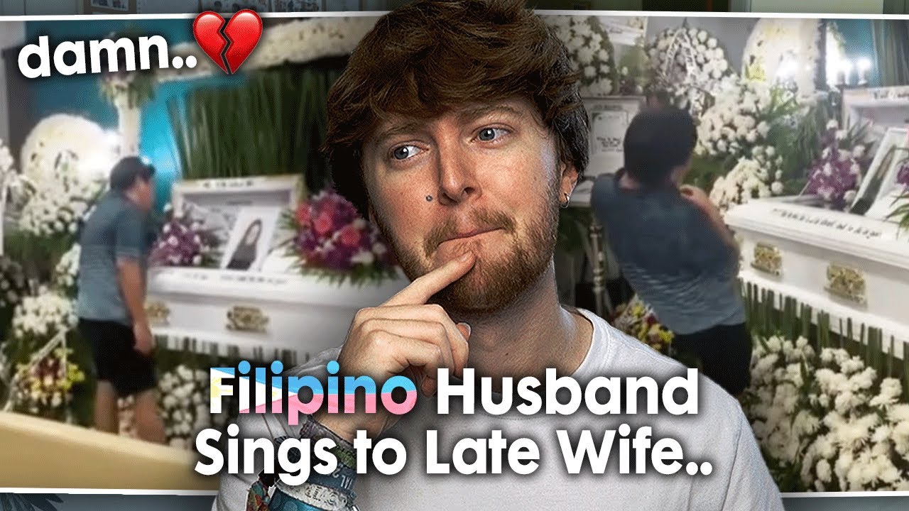 THIS IS SO SAD.. (Filipino Husband Sings at Wife's Funeral | Reaction)
