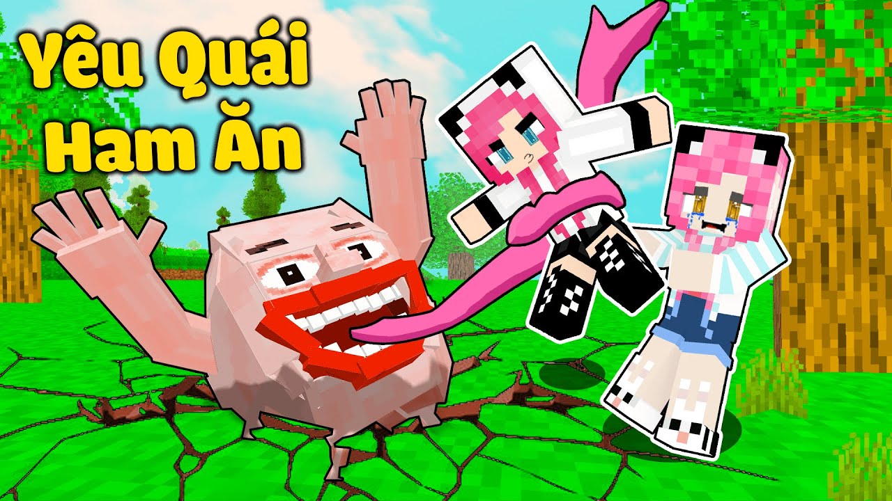 MỀU THỬ TH&Aacute;CH 24H TRIỆU HỒI Y&Ecirc;U QU&Aacute;I HAM ĂN TRONG MINECRAFT*REDHOOD CỨU MỀU KHỎI QU&Aacute;I VẬT THỊT VI&Ecirc;N