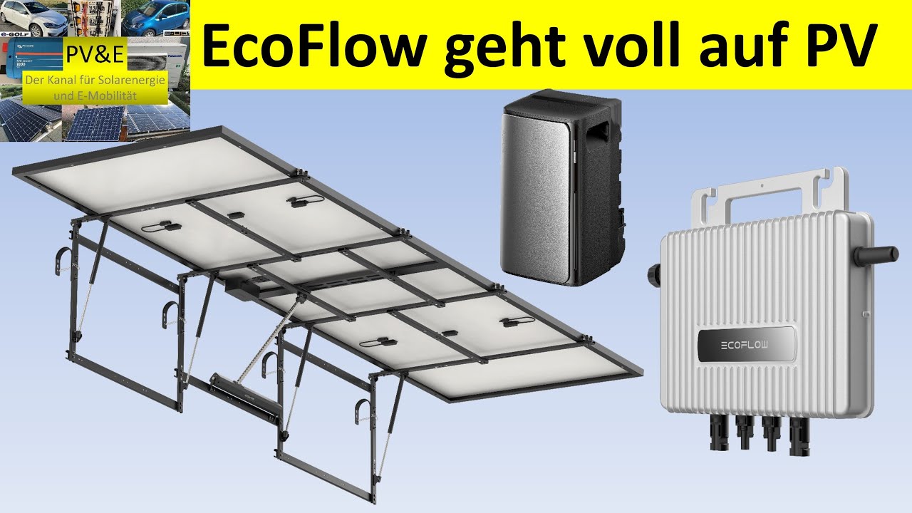 EcoFlow STREAM: Mikro-Wechselrichter, Solar-Tracker, AC-Speicher - volles Programm Balkonkraftwerke