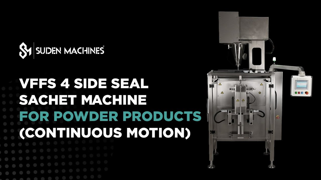 VFFS 4 SIDE SEAL SAHCET MACHINE FOR POWDER PRODUCTS (CONTINUOUS MOTION)