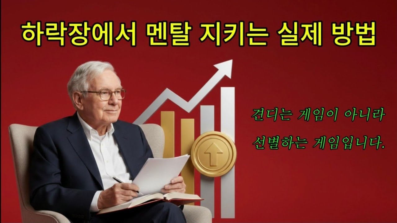 하락장에서 멘탈 지키는 방법