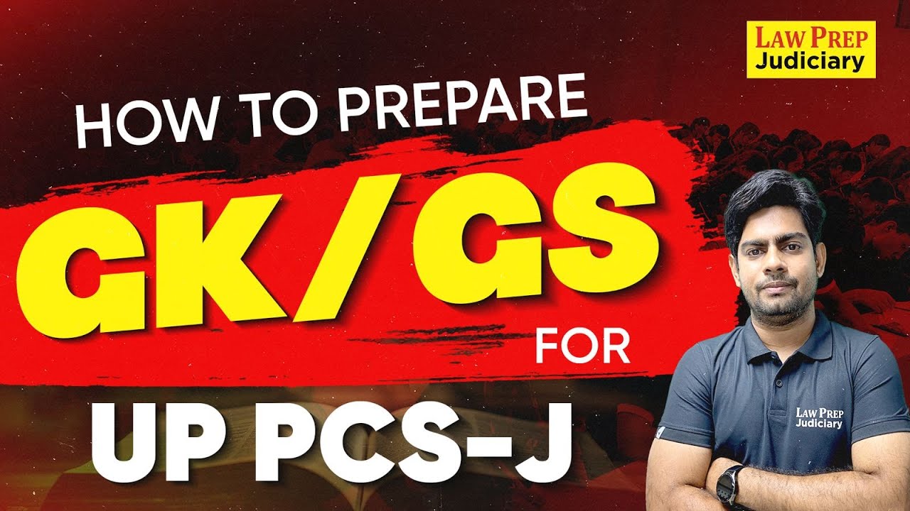 UP PCS-J | How to Prepare GK/GS for UP PCS-J | GK Preparation For UP PCS-J