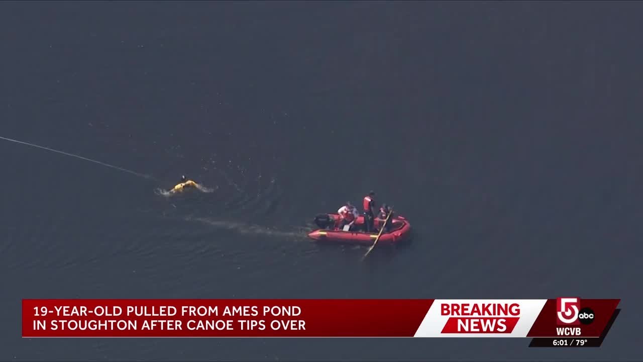 19-year-old pulled from Mass. pond; hospitalized with life-threatening injuries