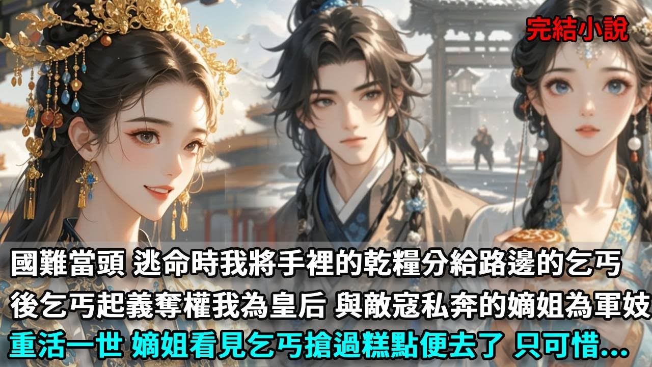 我是相府庶女，國難當頭，逃命時我將手裡的乾糧分給乞丐，嫡姐卻跟將軍私奔，後來乞丐起義奪權我被封為皇后，嫡姐淪為軍妓，重活一世，嫡姐看見乞丐搶過糕點便去了，可惜認錯人了...#古言 #古风 #小說