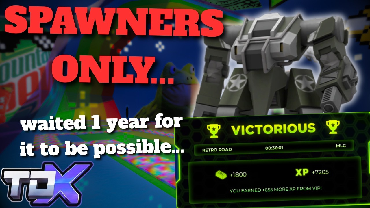 Только самые крутые спавнеры... MLG удалено!!!!!!!11!!1!1 | ROBLOX TDX