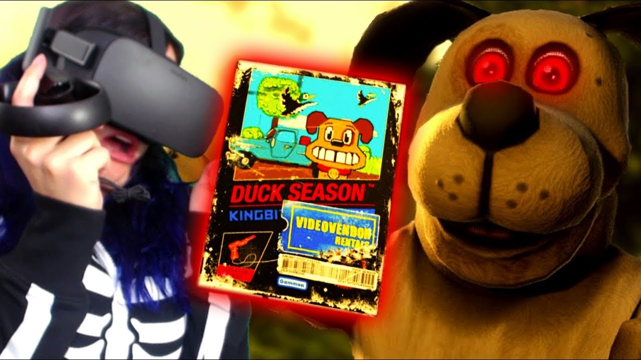 Playing A Haunted Creepypasta Game!! | Duck Season VR Full Playthrough
