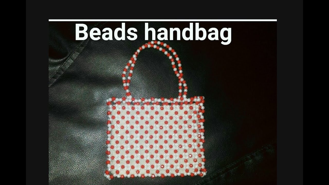 How to make Crystal beads bag /Party handbag/ Beaded handbag(TUTORIAL VIDEO)|Nomi.Namita crafts|